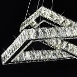 Луксозен LED csillár с кристали, DM 8050-400 – Елегантно и Премиум осветление за стаи и офиси