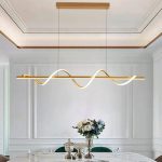 LED полилей, артистичен дизайн и ефективно осветление, 92W DM 1763/500-GD – Премиум осветление за съвременни пространства