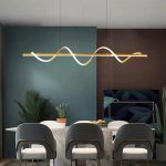 LED полилей, артистичен дизайн и ефективно осветление, 92W DM 1763/500-GD – Премиум осветление за съвременни пространства