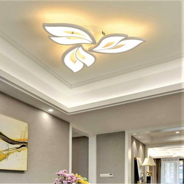 LED полилей, Артистичен и Елегантен Дизайн, Бял DM6553/3-WH – Ефективно Осветление за Модерни Пространства