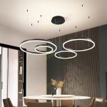 LED таванна лампа DM 1796-BK с 3 вида светлина – Премиум дизайн за съвременни интериори