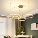 Модерен LED csillár с ефективно осветление DM 1796-GD – Елегантен дизайн за съвременни пространства
