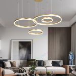 Модерен LED csillár с ефективно осветление DM 1796-GD – Елегантен дизайн за съвременни пространства