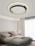 Съвременен LED csillár DM9053/R Черно/Бяло – Регулируемо Осветление, Идеален За Модерни Луксозни Стаи