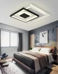 Елегантен LED полилей DM9052/S Черно/Бяло – Регулируемо осветление с 3 източника на светлина, идеален за модерни интериори
