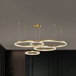 Модерен LED csillár с ефективно осветление DM 1796-GD – Елегантен дизайн за съвременни пространства