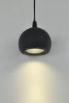 LED висяща лампа Черна за магнитна шина, 7W – Неутрална светлина, Подходяща за съвременно осветление