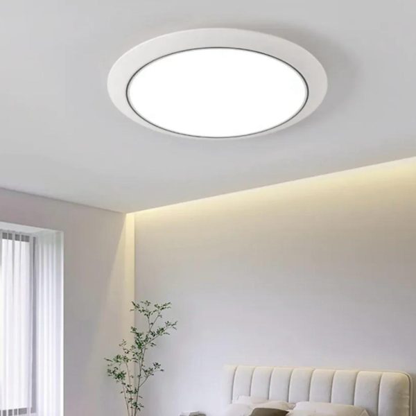 Елегантен LED кръгъл плафон 32x32см – Изключително и модерно осветление, идеално за изискани стаи