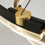 Елегантен кръгъл LED csillár DM6600-1 – Регулируема светлина и включено дистанционно управление, идеален за изискани стаи