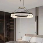 Елегантен кръгъл LED csillár DM6600-1 – Регулируема светлина и включено дистанционно управление, идеален за изискани стаи