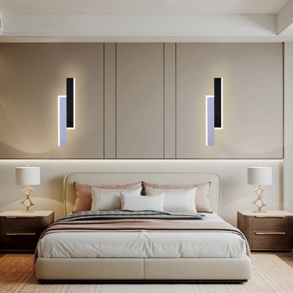 LED съвременен полилей бял/черен DM3929 BK+WH 40CM – Естетично решение за модерно осветление на стаята