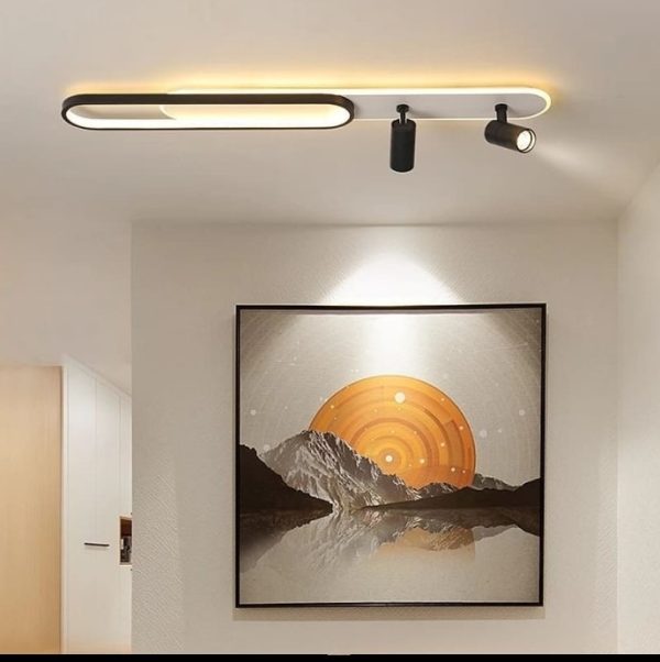 LED модерна черна DM106-60 – Прожектор за насочено осветление в съвременни пространства