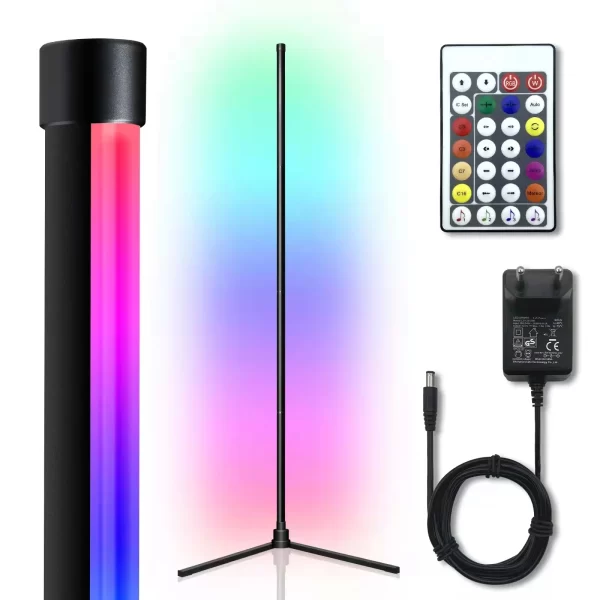 LED RGB ритъм лампа DM10001/1, 147см – Идеална за модерни всекидневни и зони за релакс