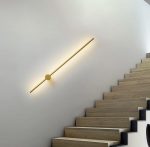 LED аплик DM062, Златист – Линейно решение за елегантно осветление в салони