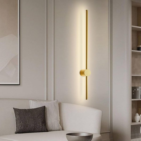 LED аплик DM062, Златист – Линейно решение за елегантно осветление в салони