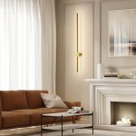 LED аплик DM062, Златист – Линейно решение за елегантно осветление в салони