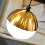 Луксозен LED висящ csillár, минималистичен дизайн, DM6029/13 черен – идеален за луксозни всекидневни и салони