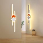 Модерен LED аплик с артистичен линеен дизайн, DM110/650, бял – Подходящ за луксозни пространства и офиси