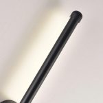 Елегантно LED осветително тяло с модерен линеен дизайн, DM113-600, Черно – Модерно сияние за спални и коридори