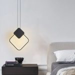 Премиум висящ csillár LED DM6816 SQ Черен – Ефективно осветление за стилни интериори