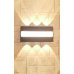 LED стенна лампа, топла светлина, DM2160-3, черна – премиум аксесоар за тераси, градини или външни фасади