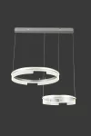 LED полилей тип пендел с минималистичен дизайн DM23011/2, сив – елегантно и модерно осветление за всекидневна и офис
