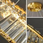 Луксозен модерен LED csillár DM11-2, златен – елегантно осветление и съвременен дизайн за всяко пространство