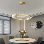 Луксозен LED висящ csillár с кристали DM11-1 – Елегантно осветление за хол или трапезария