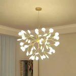 Луксозен LED csillár, 100x60см, DM66100-45 Златен – Модерно амбиентно осветление с метална конструкция