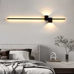 LED аплик DM118/100, 38W, Черен – Минималистичен дизайн с 3 опции за осветление за офис и всекидневна