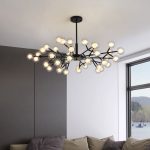 Луксозен LED csillár DM 66104-25 Черен, 25 Източника на Осветление – Елегантно и Модерно Осветление за Вашия Дом