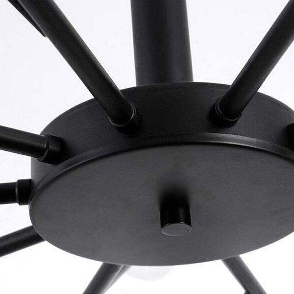 Луксозен LED csillár DM 66104-25 Черен, 25 Източника на Осветление – Елегантно и Модерно Осветление за Вашия Дом