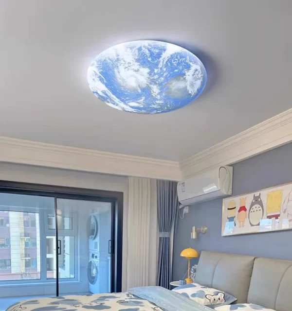 LED плафон DMLiving, модел Pamant, 48W – модерен дизайн и функционалност с три опции за осветление за всяко пространство