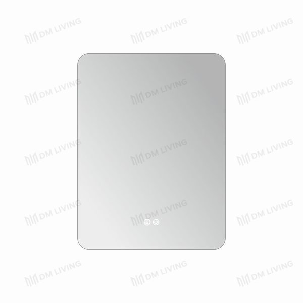 Минималистично LED огледало 60x80см DM031 – Модерен дизайн и усъвършенствана функция с подсветка и размразяване