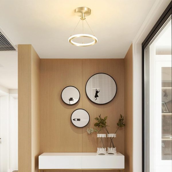 Модерен LED csillár DMLiving Модел DM6054 – Ефективно Осветление и Елегантен Дизайн със Златни Акценти