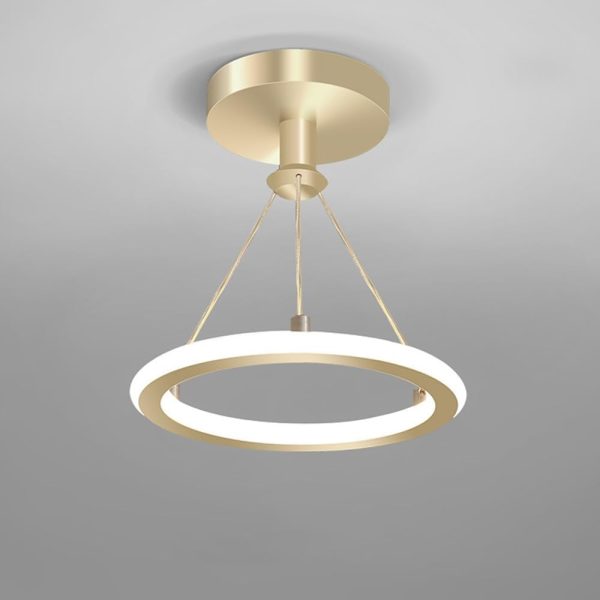 Модерен LED csillár DMLiving Модел DM6054 – Ефективно Осветление и Елегантен Дизайн със Златни Акценти