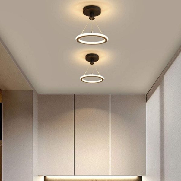 Модерен LED полилей DMLiving модел DM6065 – Мощно осветление и елегантен дизайн в черно