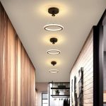 Модерен LED полилей DMLiving модел DM6065 – Мощно осветление и елегантен дизайн в черно