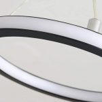 Модерен LED полилей DMLiving модел DM6065 – Мощно осветление и елегантен дизайн в черно