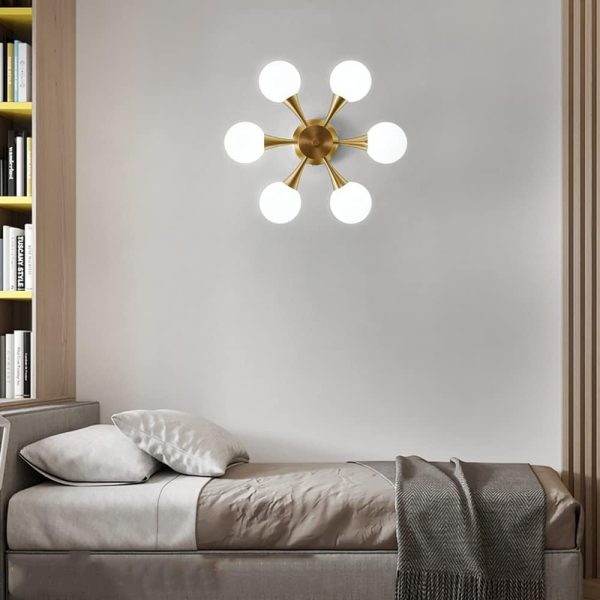 Csillár DMLiving DM5072/6 Златно/Бяло – Елегантност и Съвременен Стил с Изискан Щрих
