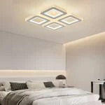 LED таванна лампа с дистанционно управление и регулируема светлина, DM601-4 – Осигурява комфорт и персонализирано осветление за всяка стая.