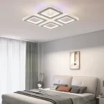 LED таванна лампа с дистанционно управление и регулируема светлина, DM601-4 – Осигурява комфорт и персонализирано осветление за всяка стая.