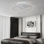 LED таванна лампа с регулируемо осветление, модерен дизайн и променлива функционалност – DM600-1+1+1 – Идеална за всяко помещение, което изисква персонализирано осветление.