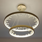 Луксозен csillár DM Living, Модел DM23529/40+60 Златен – Модерна Елегантност и LED Осветление за Блестящ Декор