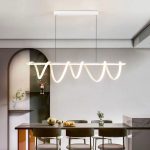Регулируем съвременен LED полилей, елегантен дизайн – DM8808/900 Бял – Модерно и персонализирано осветление за всяко помещение.