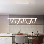 Регулируем съвременен LED полилей, елегантен дизайн – DM8808/900 Бял – Модерно и персонализирано осветление за всяко помещение.