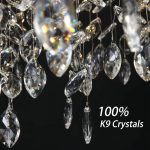 Модерен LED полилей с кристали, идеален за трапезария и хол, DM27070/1200 Златен – Елегантност и изключително осветление за изискан декор.