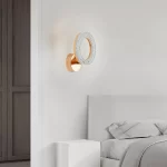 Луксозен LED аплик DM Living, Модел DM300/1, Златен – Елегантен Дизайн и Премиум Осветление за Всяко Пространство