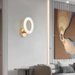 Луксозен LED аплик DM Living, Модел DM300/1, Златен – Елегантен Дизайн и Премиум Осветление за Всяко Пространство