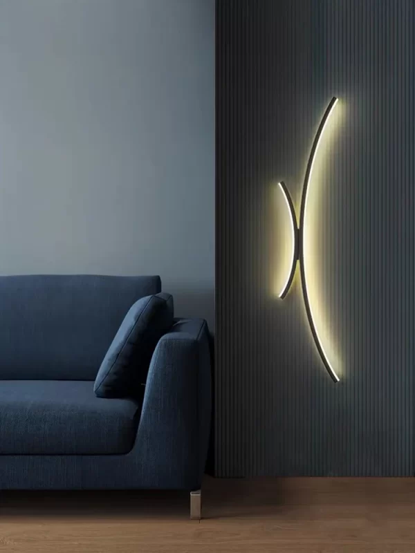 LED аплик премиум DM Living, Модел DM9084/2, Черен – Изтънчена естетика и превъзходна функционалност